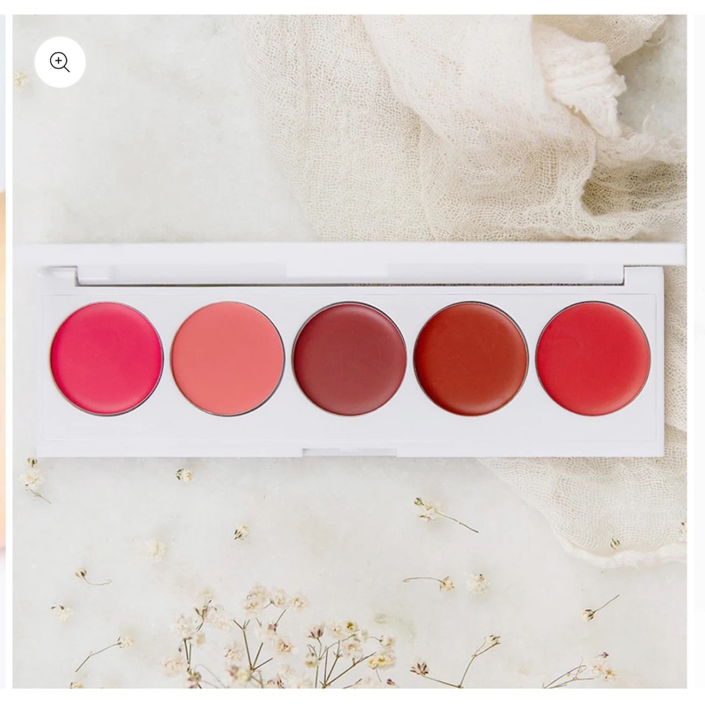 Seraphine Botanicals Rhubarb + Rose - Creamy Lip & Cheek Palette NEW/SEALED - Picture 4 of 6